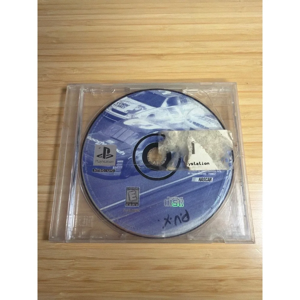 NASCAR 2000 PS1 Disc Only Untested Replacement Jewel Case EA Sports